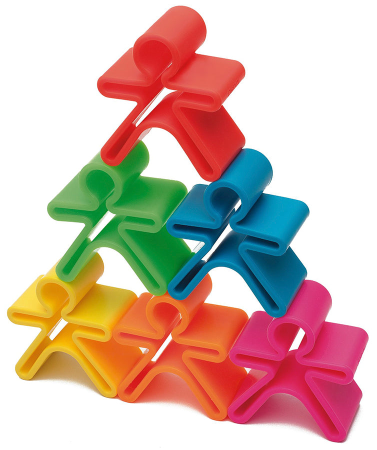 Dena Toys 6 Kids & 6 Houses Neon