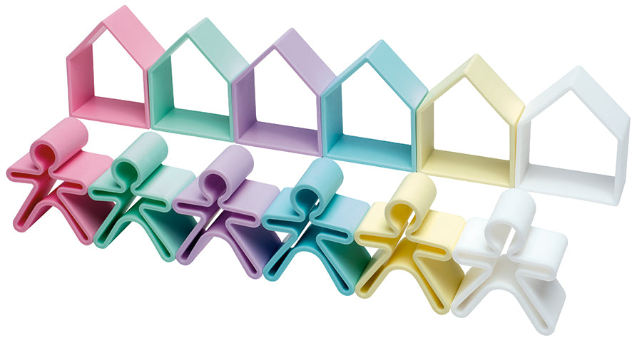 Dena 6 Kids & 6 Houses Pastel