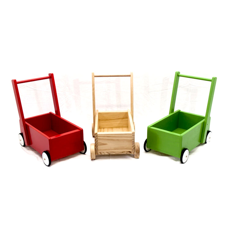 Wooden Walker Wagon- Red