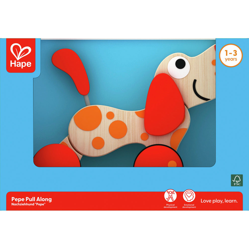 Hape Pepe Pull Along Dog