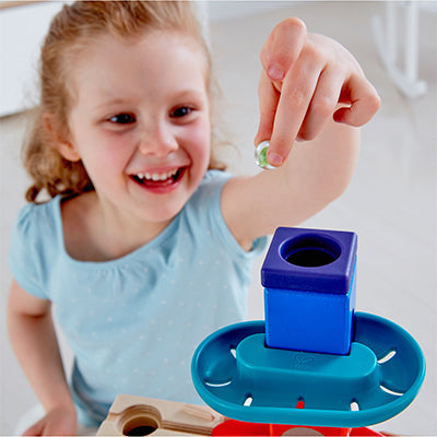Hape Quadrilla Cliffhanger (44p+ marbles)