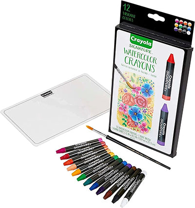 Crayola Signature Watercolour Crayons 12 Pack