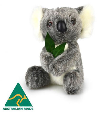 Koala with Leaf 17cm ( Australian Made)