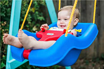 Little Tikes 2-in-1 Snug 'N Secure Toddler Swing