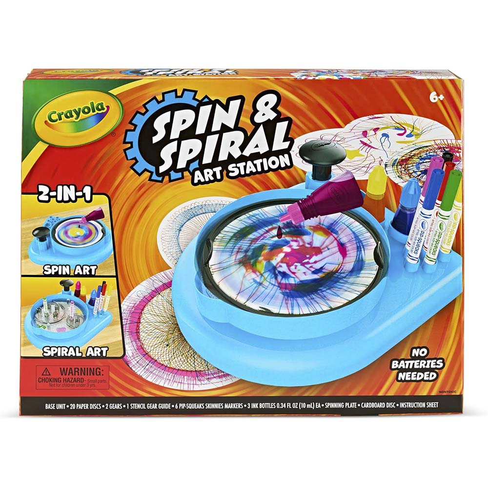 Crayola Spin & Spiral Art Station 2.0