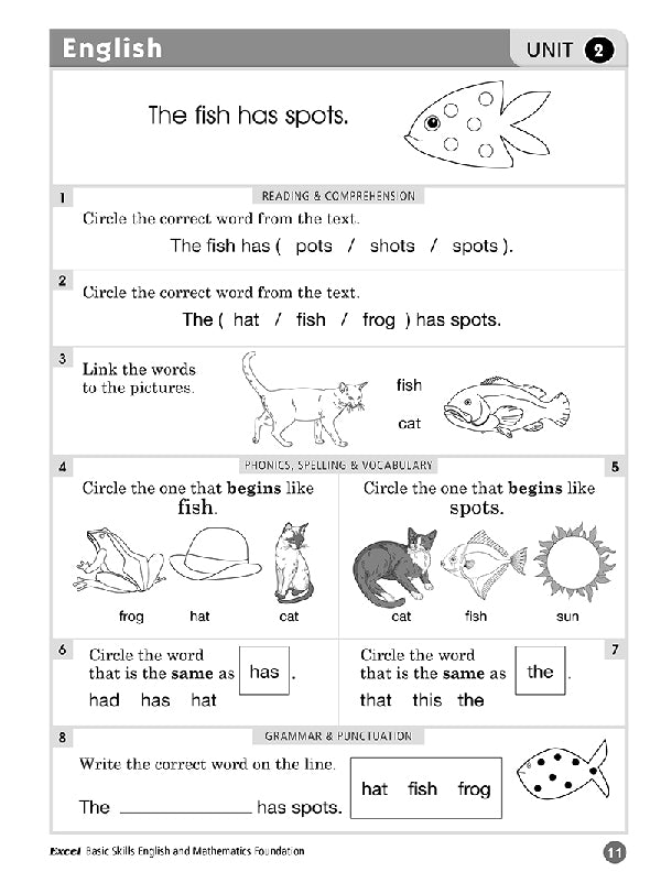 Excel Basic Skills English & Maths For Foundation level