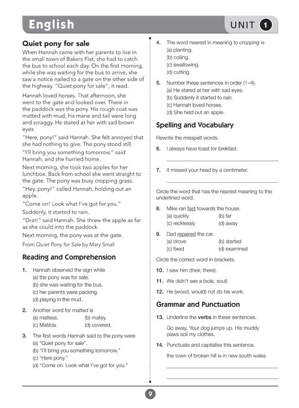 Excel Basic Skills English & Maths Primary Grade/Year 3