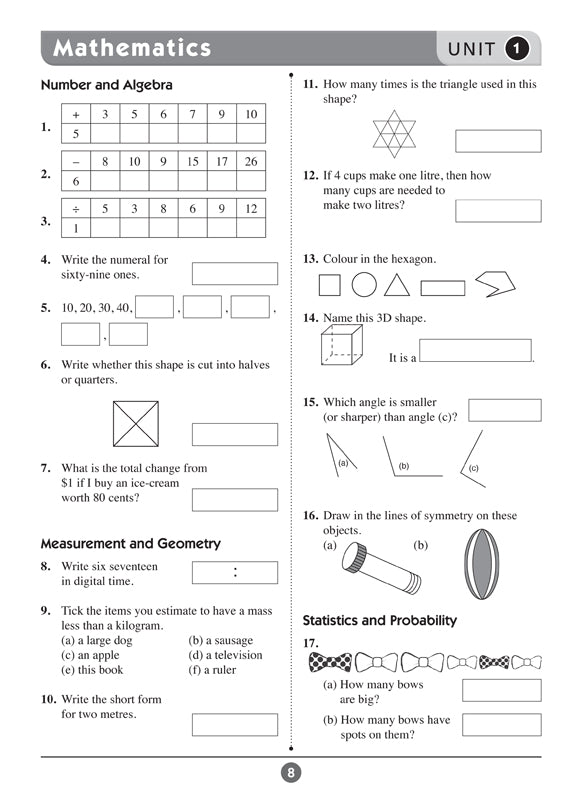Excel Basic Skills English & Maths Primary Grade/Year 3