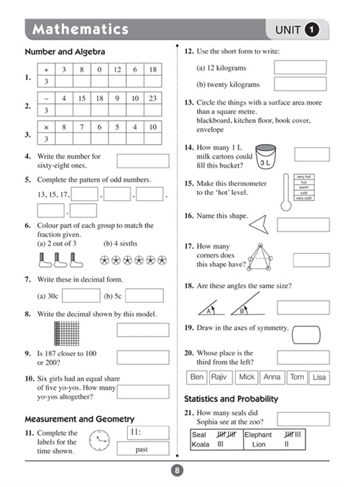 Excel Basic Skills English & Maths Primary Grade/ Year 4