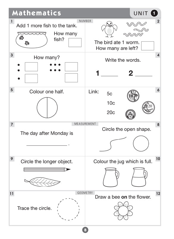 Excel Basic Skills English & Maths Primary Year/Grade 1