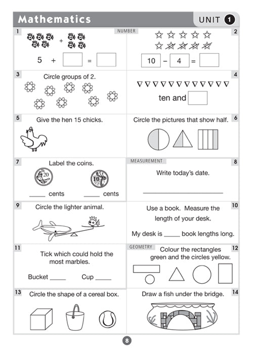 Excel Basic Skills English & Maths Primary Year/Grade 2