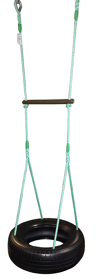 Horizontal Tyre With Trapeze Swing