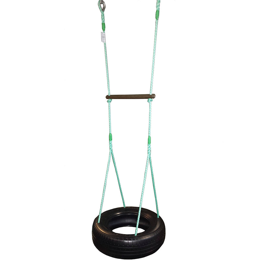 Horizontal Tyre With Trapeze Swing