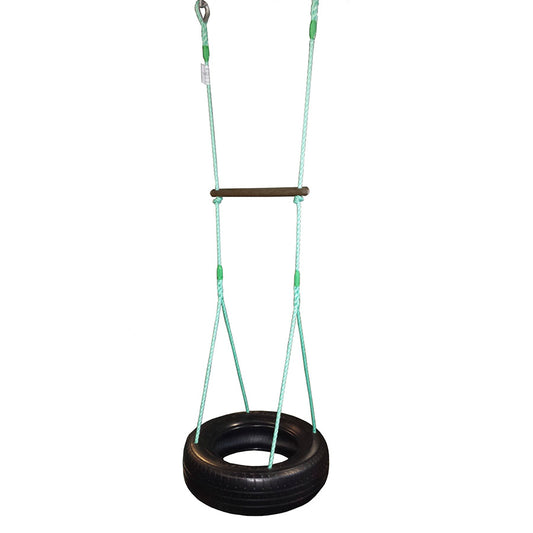 Horizontal Tyre With Trapeze Swing
