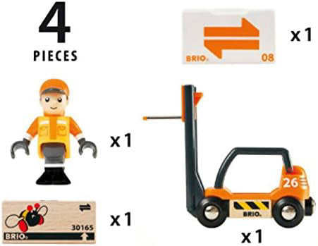 BRIO Vehicle - Forklift 4 Pieces