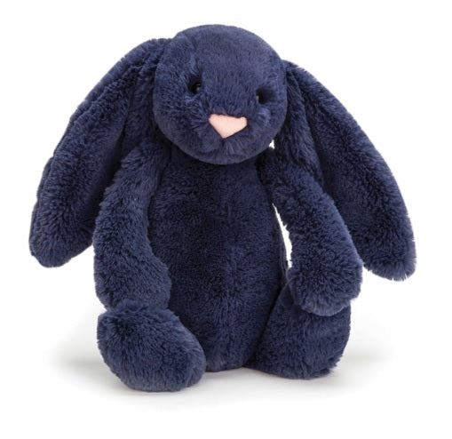 Jellycat Bashful Bunny Navy Blue Small