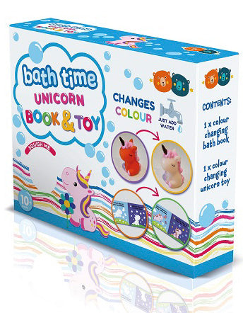 Bath Book & Unicorn - Colour Changing - Buddy & Barney