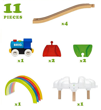 Brio My First Railway Light Up Rainbow Set