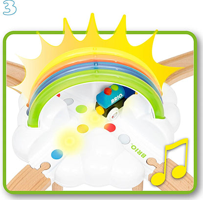 Brio My First Railway Light Up Rainbow Set