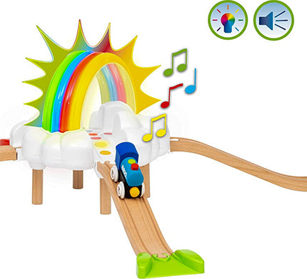 Brio My First Railway Light Up Rainbow Set