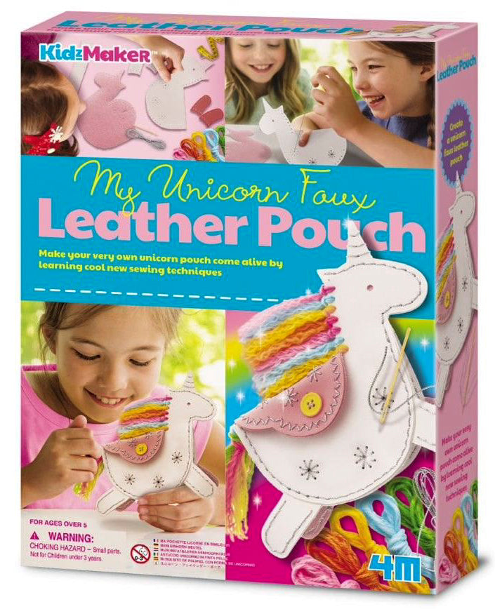 Kidzmaker Make a Leather Unicorn Pouch