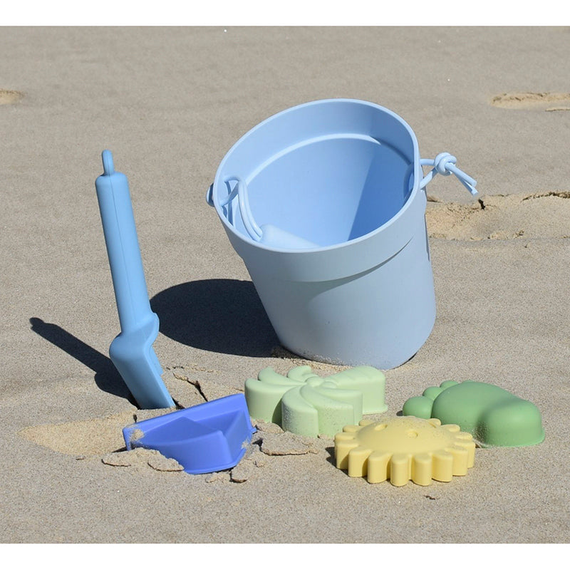 6pc Silicone Beach Set Blue Sundae