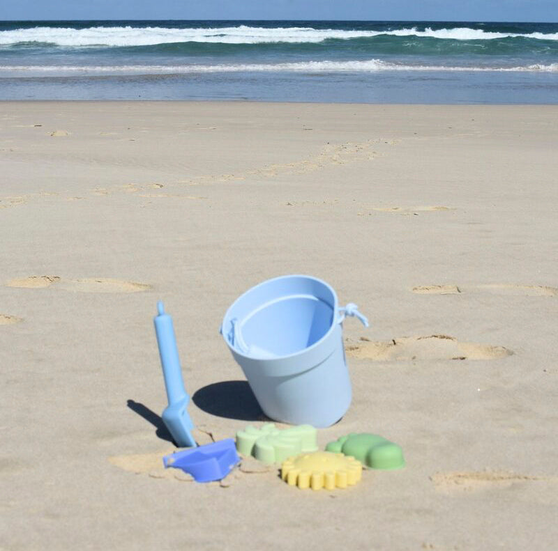6pc Silicone Beach Set Blue Sundae
