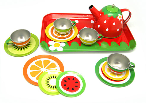 Fruit Tin Tea Set