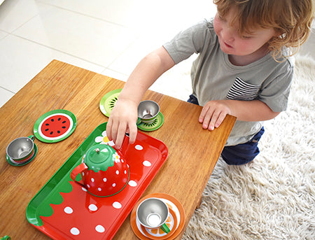 Fruit Tin Tea Set