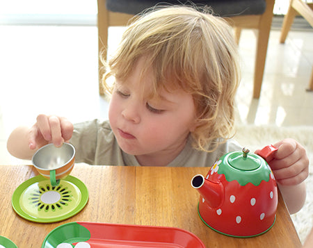 Fruit Tin Tea Set
