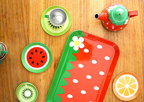 Fruit Tin Tea Set