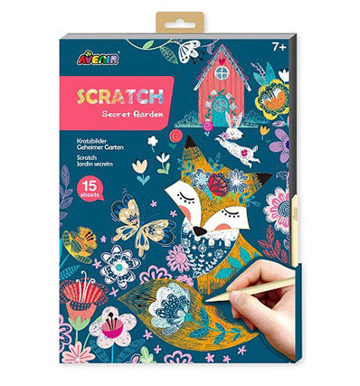 Scratch Book A4 - Secret Garden - Avenir