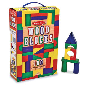 Melissa & Doug 100 Wood Block Set