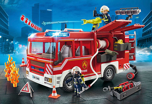 Playmobil Fire Engine With Lights