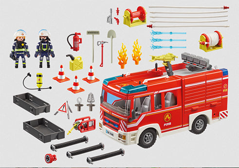 Playmobil Fire Engine With Lights