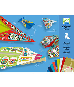 Origami Paper Planes Blue