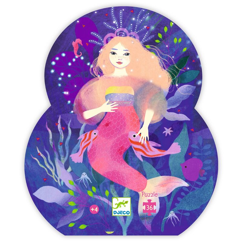 Ella The Mermaid 36pc Silhouette Puzzle