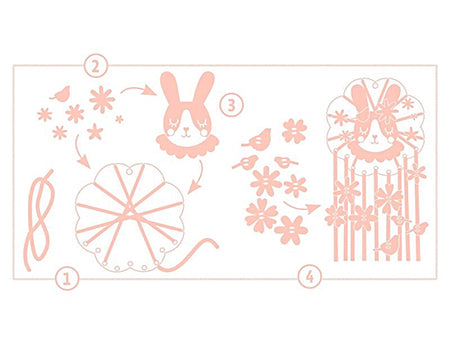 Djeco Do It Yourself Dreamer Dreamcatcher- Bunny
