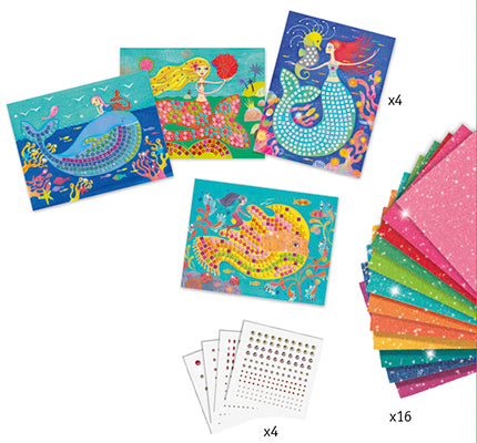 Djeco Art By Numbers Mermaid Song Mosaics
