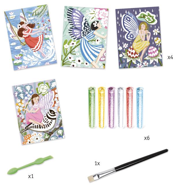 Fairies Glitter Boards Djeco