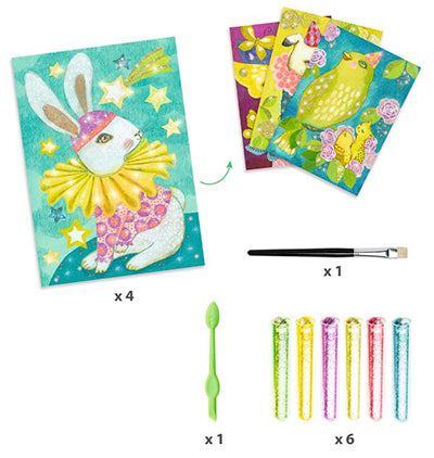 Djeco Glitter Pictures - Carnival Of Animals