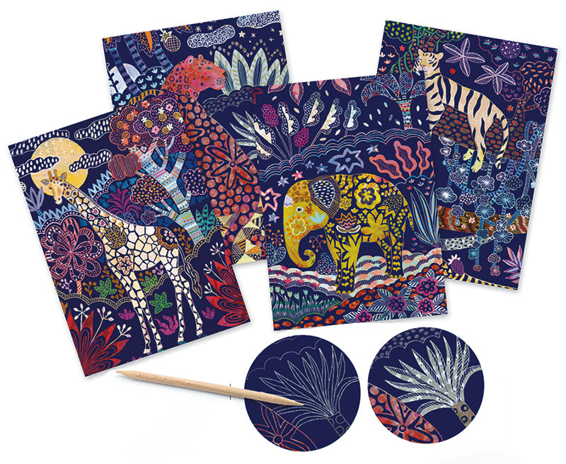 Lush Nature Scratch Cards Djeco