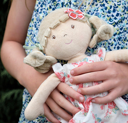 Rag Doll Scarlet Flower Kid - Bonika Doll 35CM