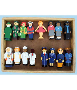 Wooden Dolls Workers