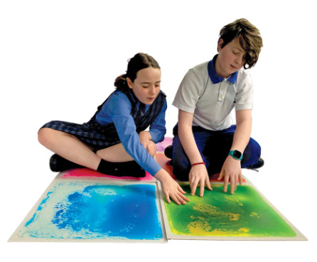 Sensory Liquid Floor Tiles - Set Of 6