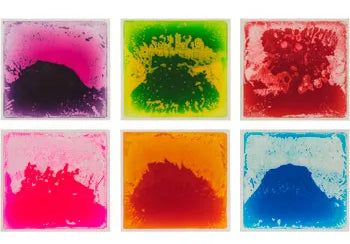 Sensory Liquid Floor Tiles - Set Of 6
