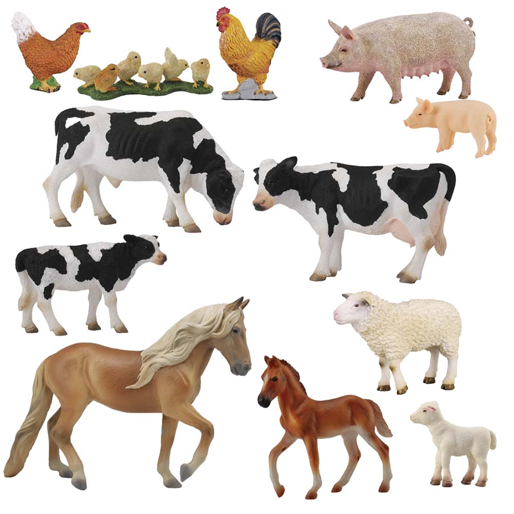 12 Piece Farm Animal Set - Collecta