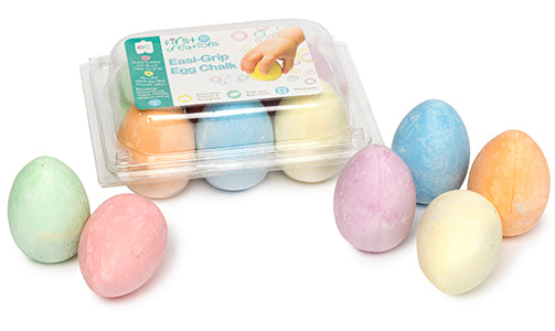 Easi- Grip Egg Chalk 6pc