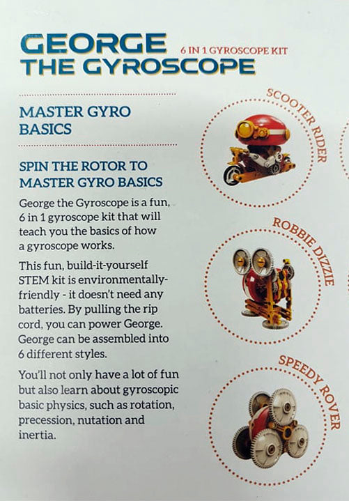 George The 6 In 1 Gyroscope Kit