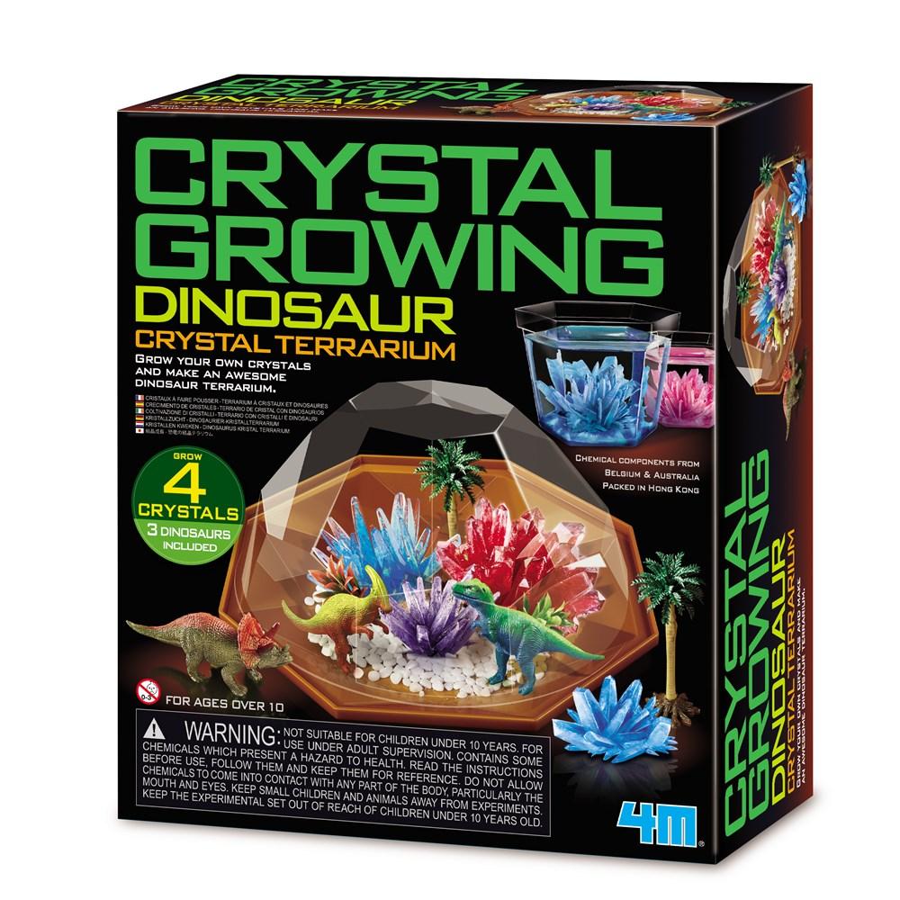 4M Crystal Growing Dinosaur Terrarium